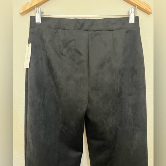 NWT Anthropologie x Sanctuary Lana Flare Black Pull on Pants Fall Goth Sz M - Picture 9 of 13